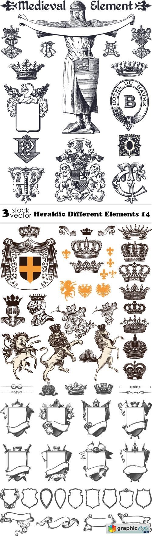Heraldic Different Elements 14