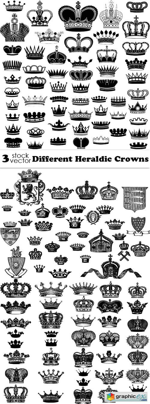 Different Heraldic Crowns