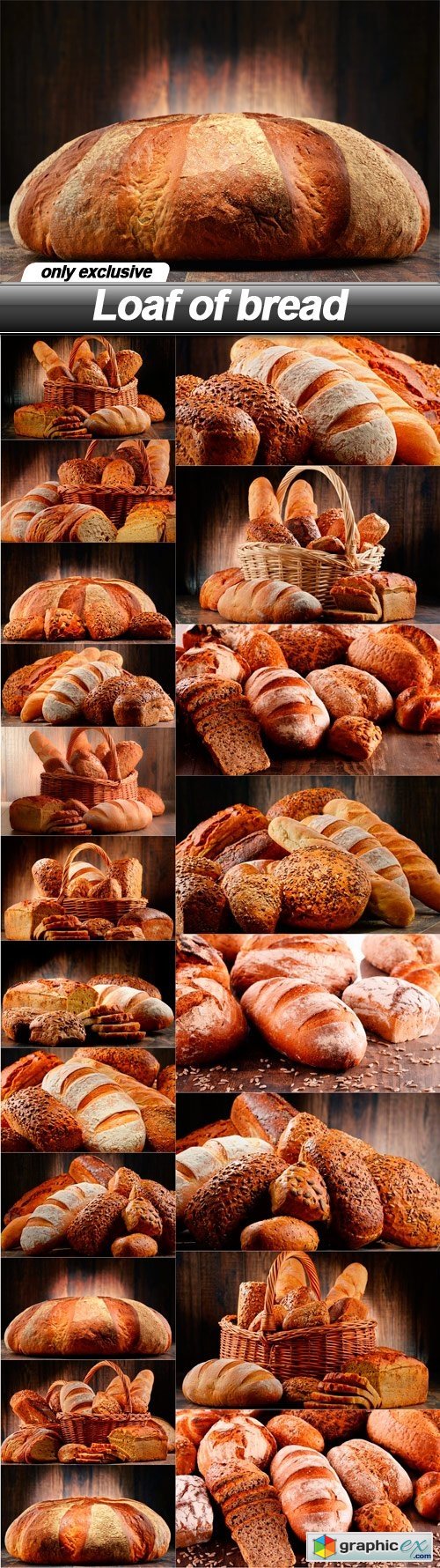 Loaf of bread - 20 UHQ JPEG
