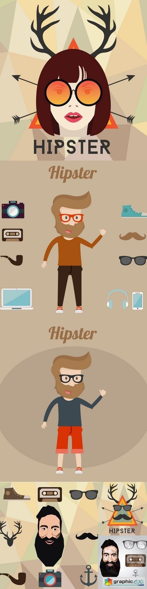 Cool hipster