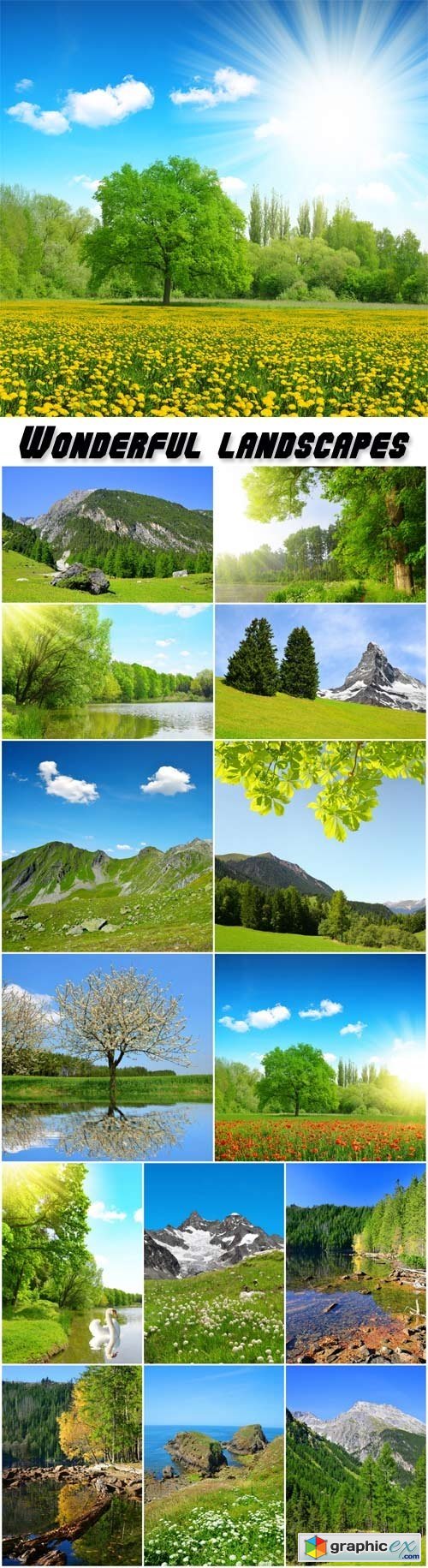 Wonderful landscapes, nature