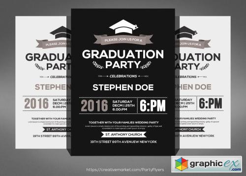 Simple Graduation Invitation 607560