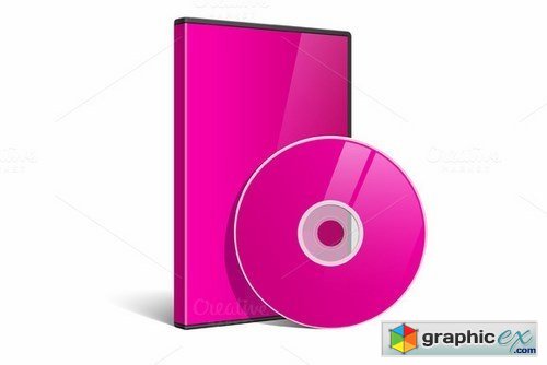 Realistic Pink Case for DVD Or CD