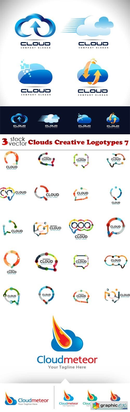 Clouds Creative Logotypes 7