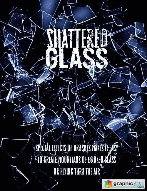 Ron's Shattered Glass Photoshop Brushes
