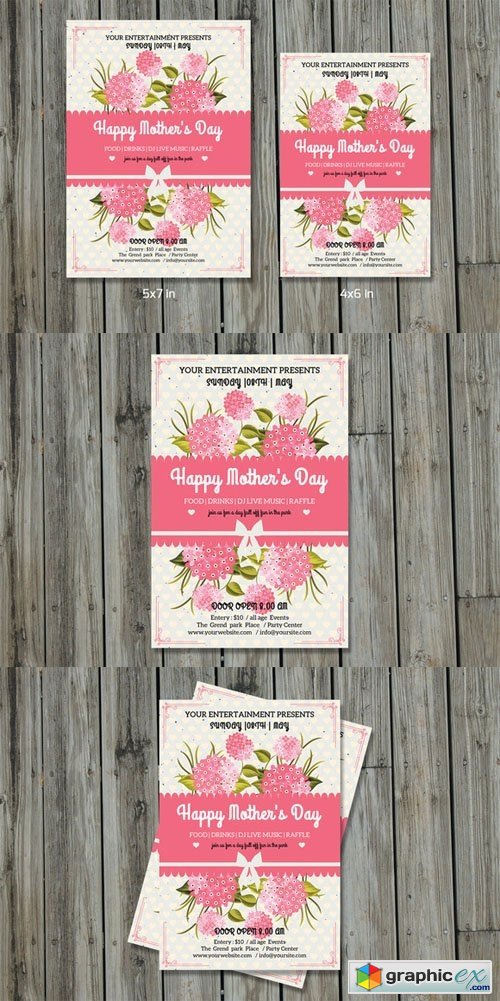 Mother's Day Flyer Template-V257