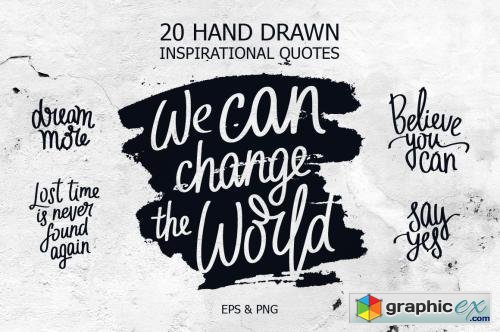 20 Inspirational Quotes