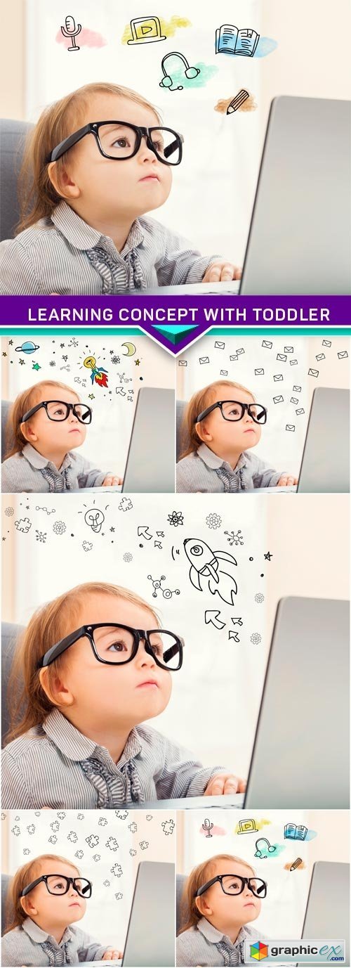 Learning concept with toddler 5x JPEG