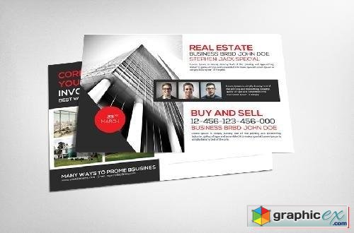 Real Estate Postcard Template 632038