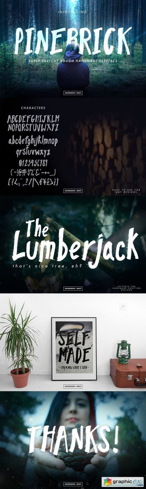 Pinebrick Typeface