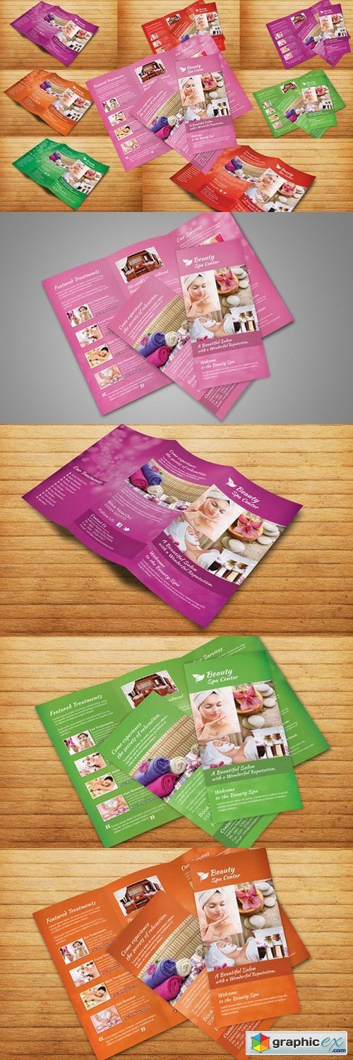 Beauty Spa Tri-Fold Brochure