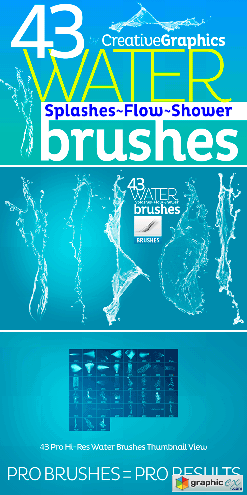 Water Brushes for Photoshop