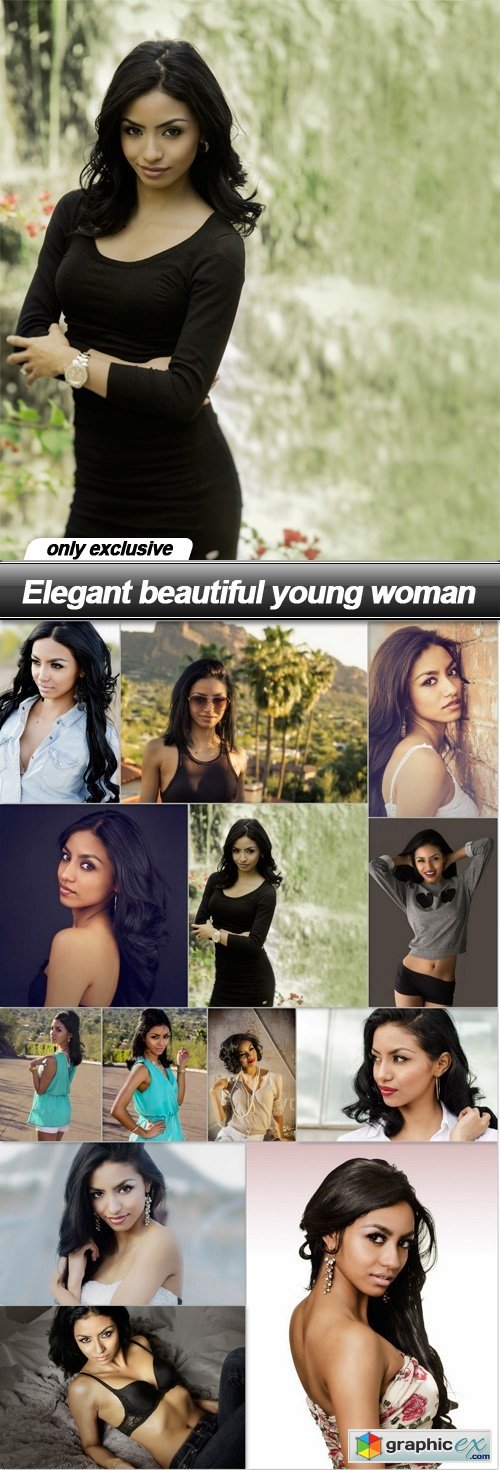 Elegant beautiful young woman - 13 UHQ JPEG