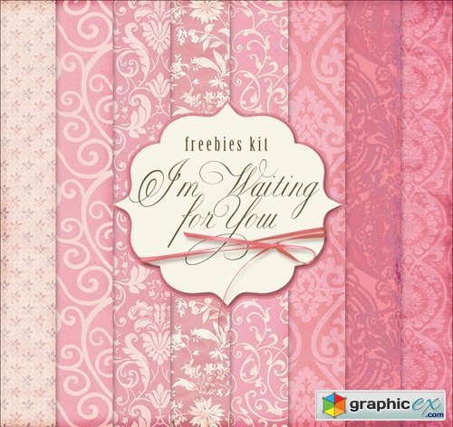 Ornamental Background Textures - I'm Waiting for You