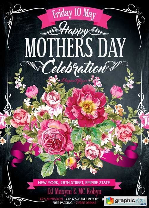 Mothers Day V6 PSD Flyer Template