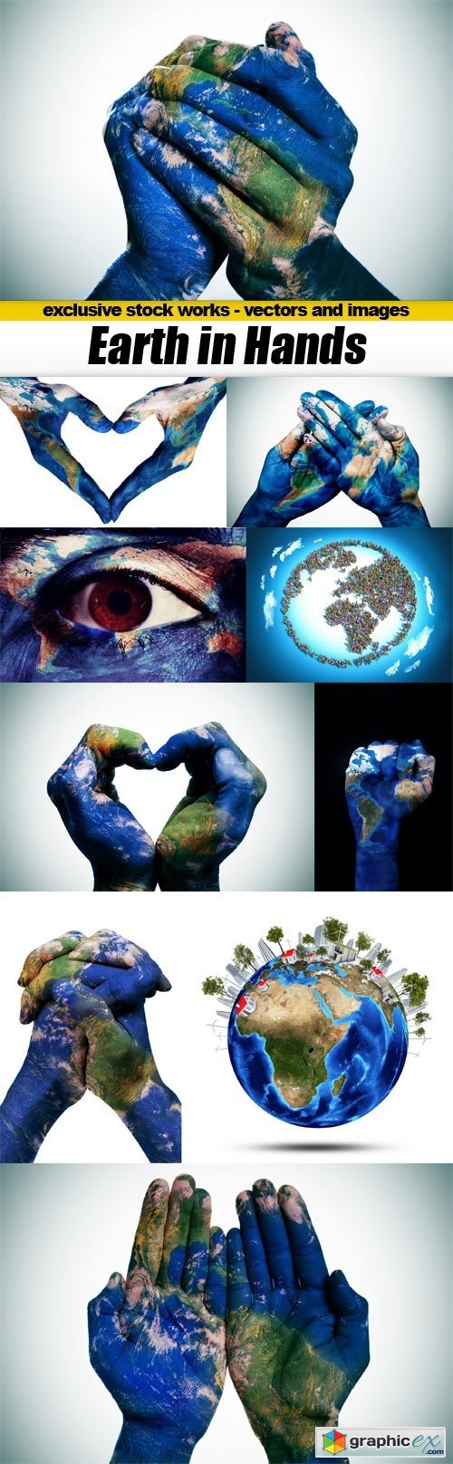 Earth In Peoples Life - 10x JPEGs