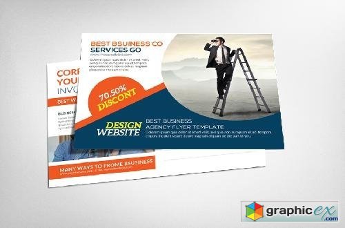 Corporate Business Postcard Template