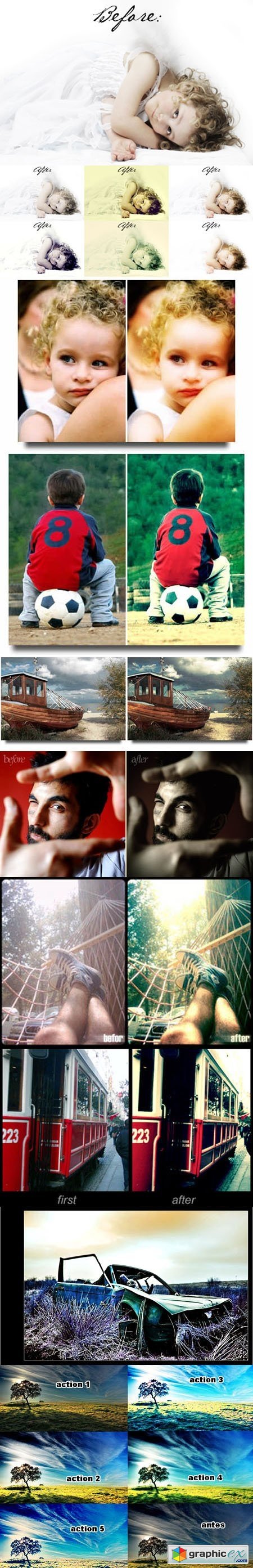 OLD & Brilliant Photoshop Actions
