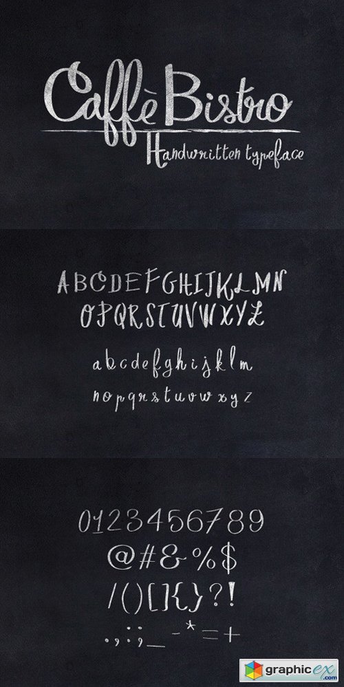 Caff?Bistro Handwritten Typeface
