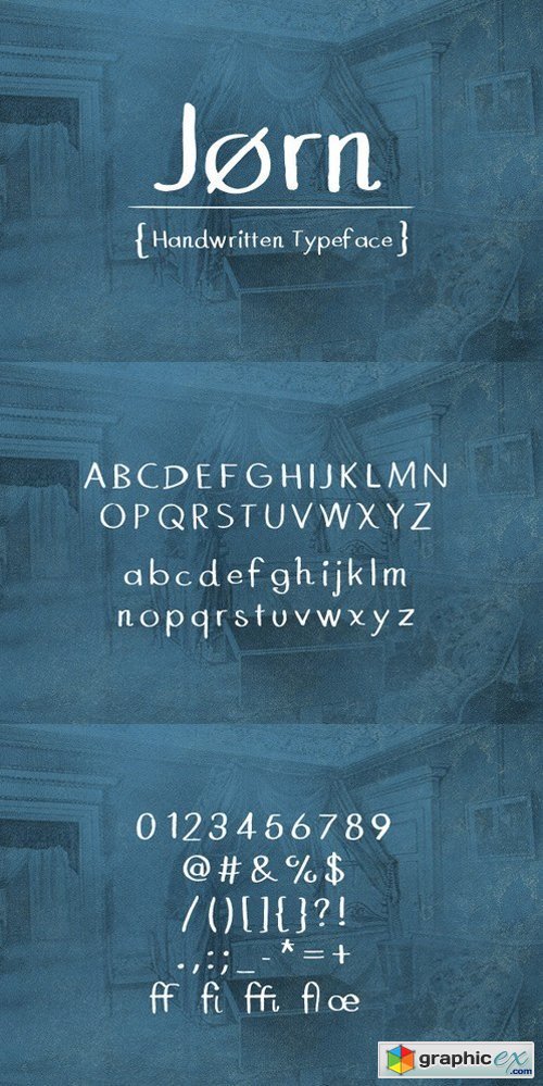 J?rn (Jorn) - Handwritten Typeface