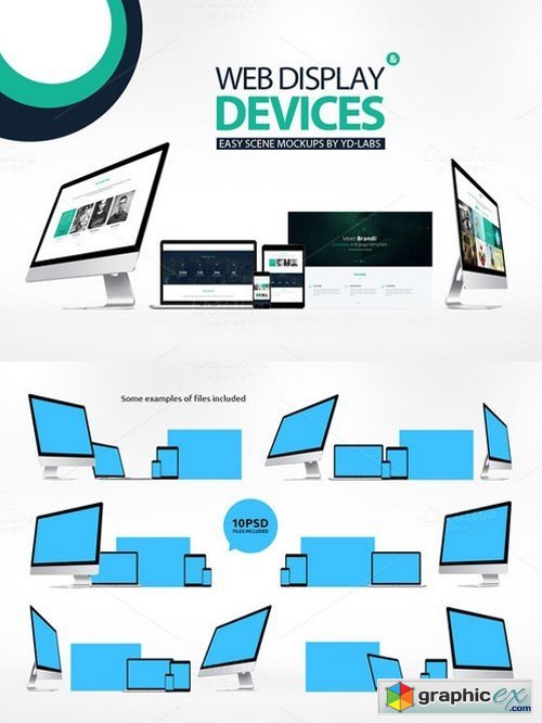 Web Display & Devices Mockups