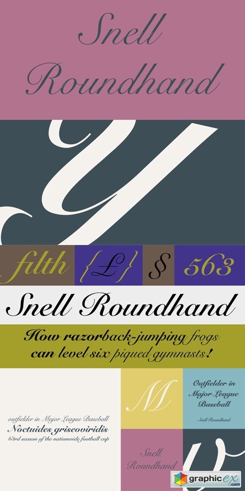 Snell Roundhand Font Family