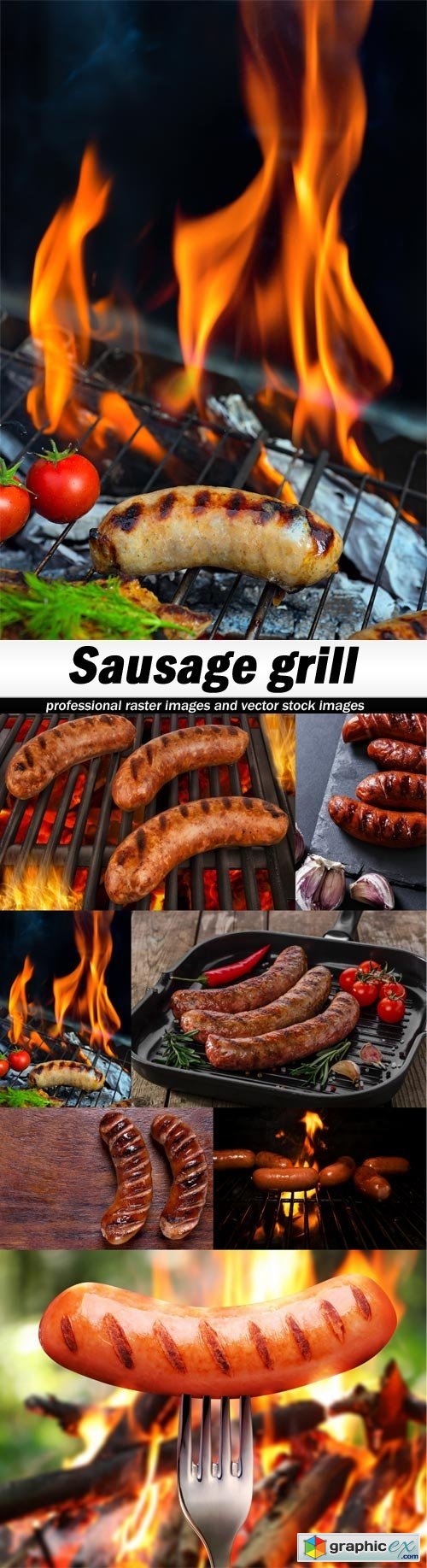 Sausage grill-7xJPEGs