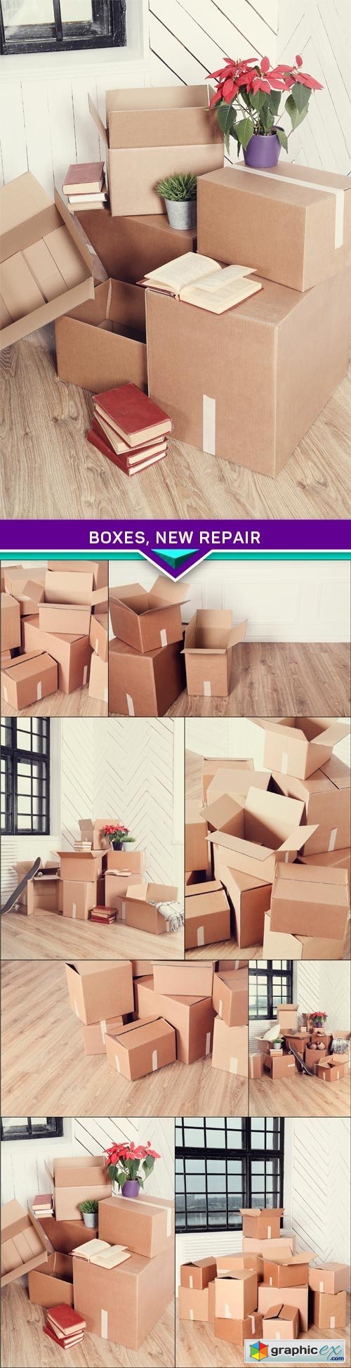 Boxes, new repair 8 x JPEG