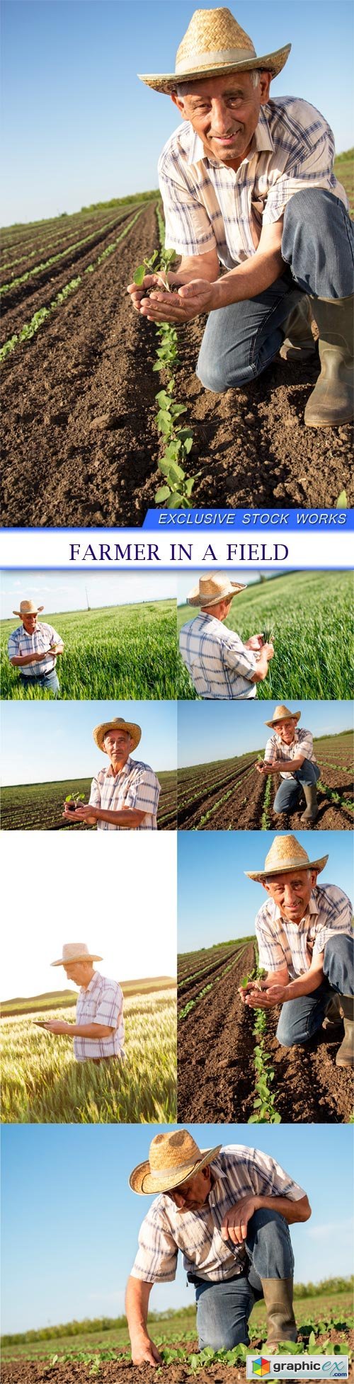 farmer in a field 7X JPEG