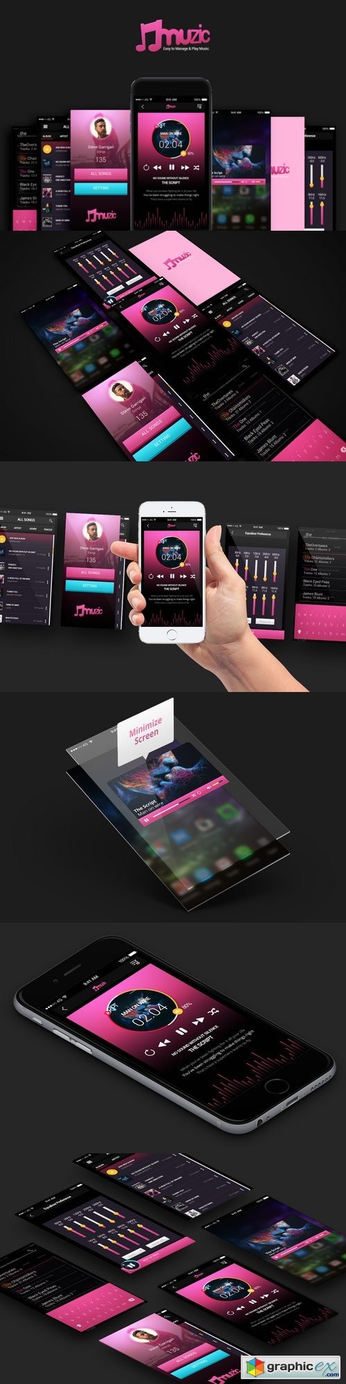 Muzic (Music App UI)