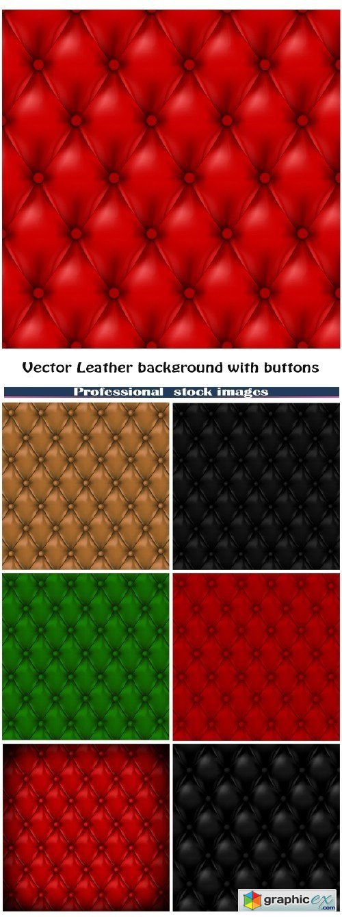 Leather background with buttons