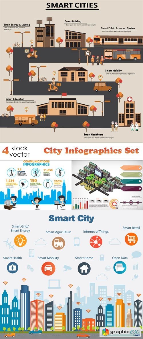 City Infographics Set
