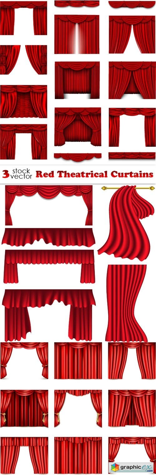 Red Theatrical Curtains