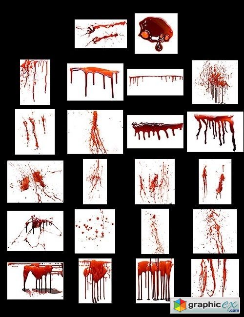 Ron's Blood Photoshop Brushes