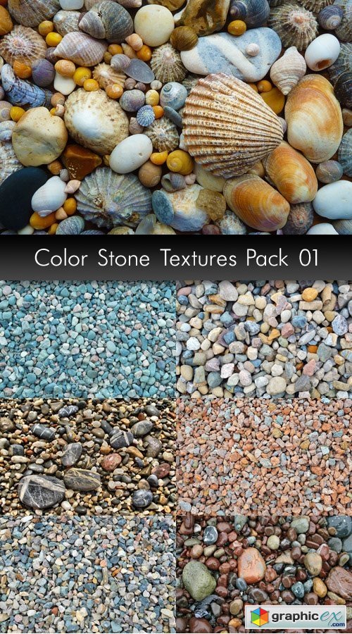 Color Stone Textures, pack 1