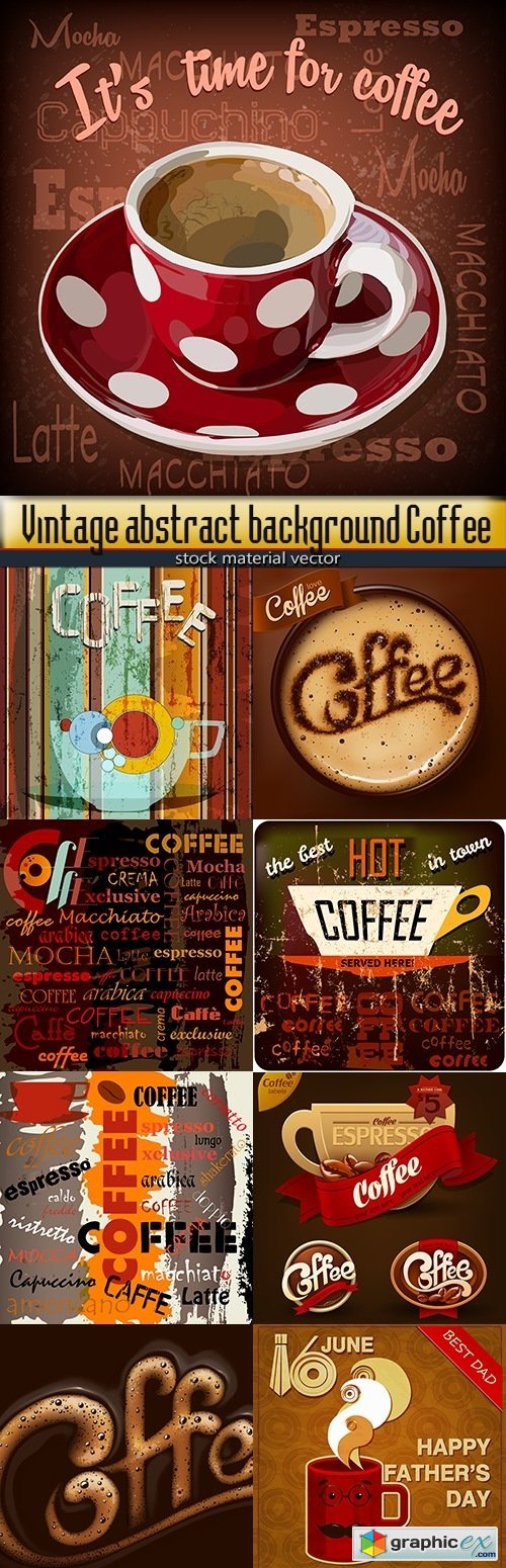 Vintage abstract background Coffee