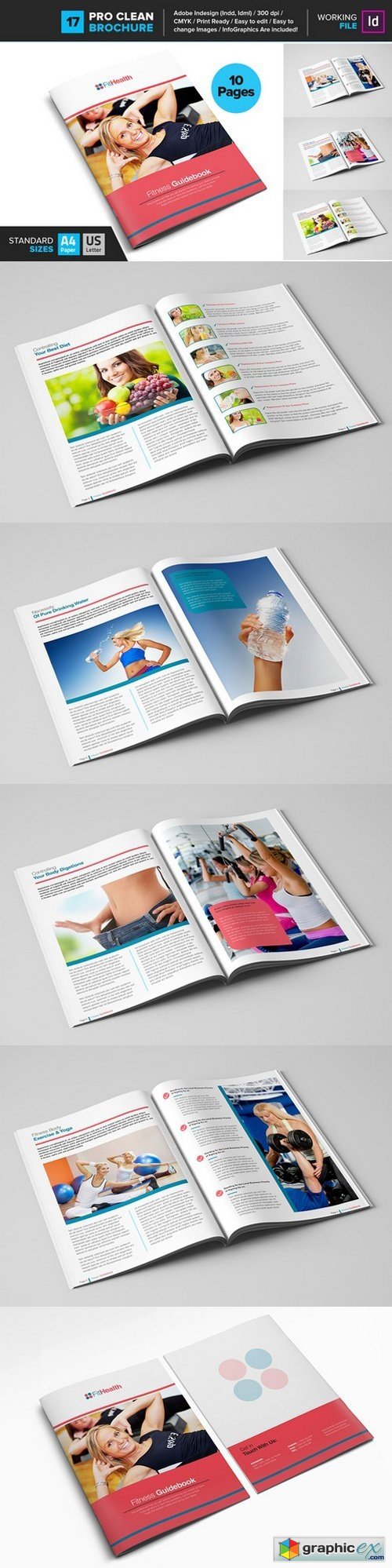 Fitness Guide Brochure Template 17