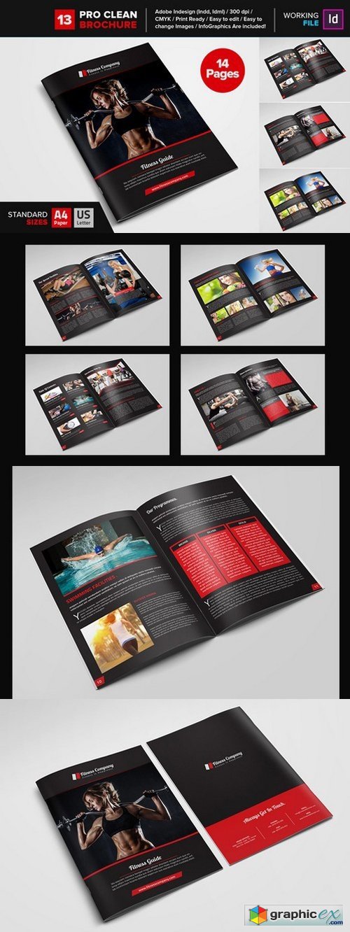 Fitness GYM Brochure Template 13