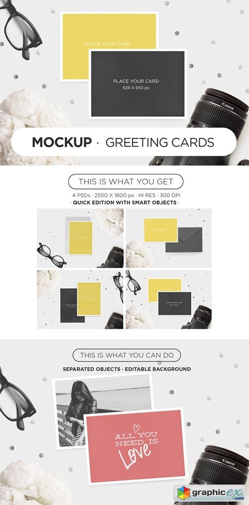 MockUp - Greeting Cards Camera