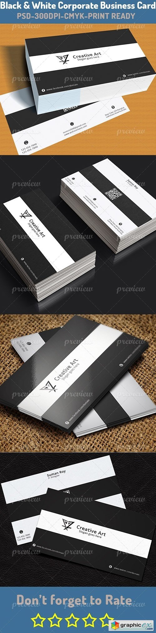 CodeGrape Black & White Business Card