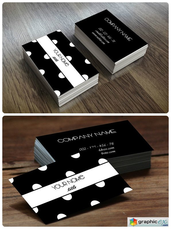 Black and White Business Card 672014