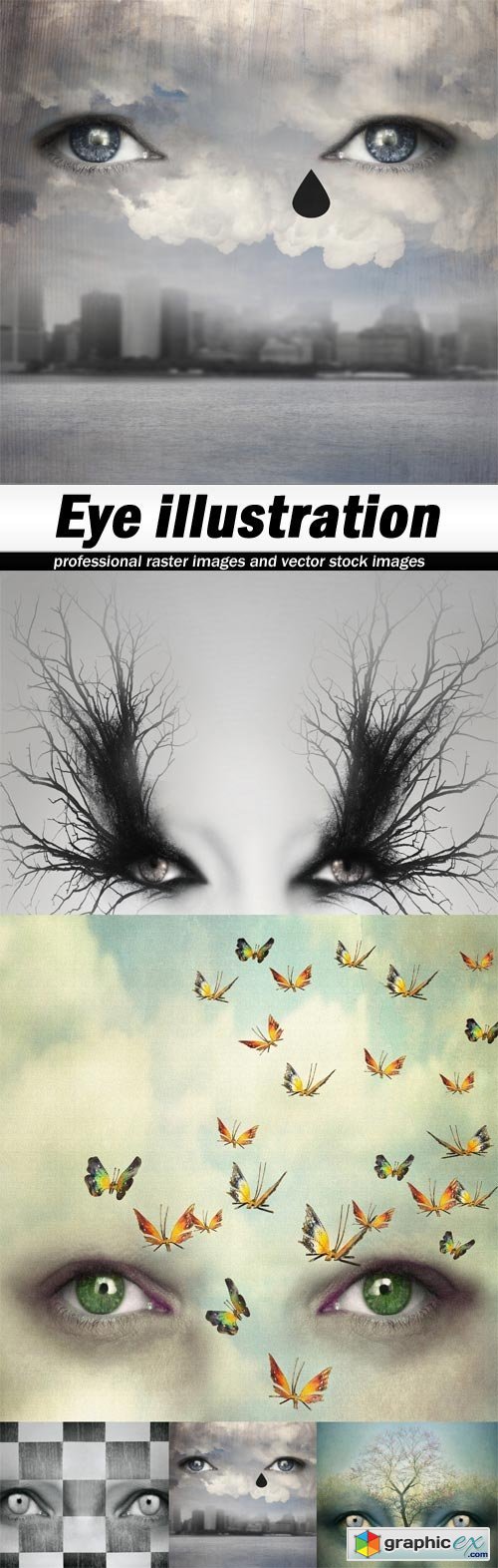 Eye illustration-5xJPEGs