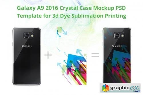 Galaxy A9 Crystal Case Mockup 608328