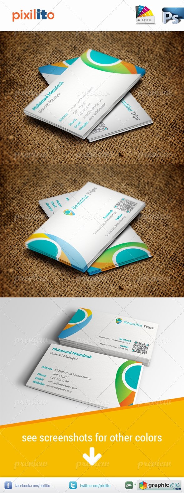Travelling Business Card 2600