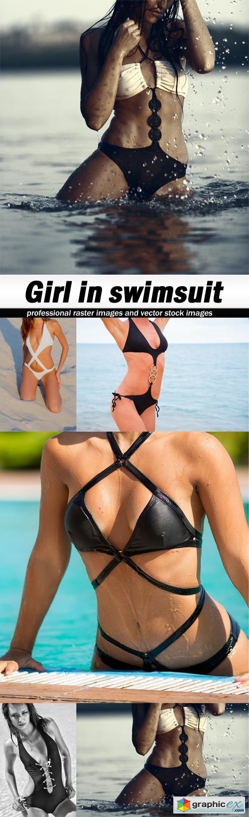 Girl in swimsuit-5xJPEGs