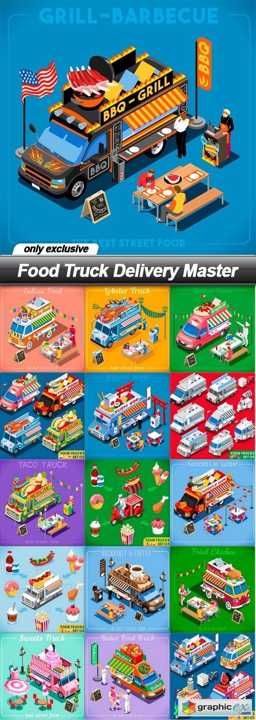 Food Truck Delivery Master - 16 EPS