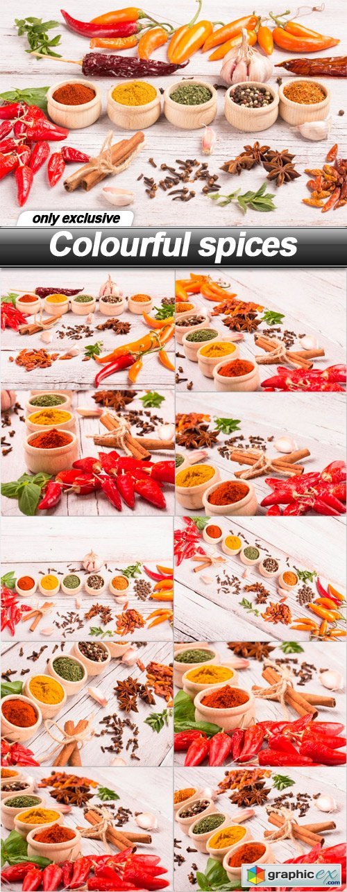 Colourful spices - 11 UHQ JPEG