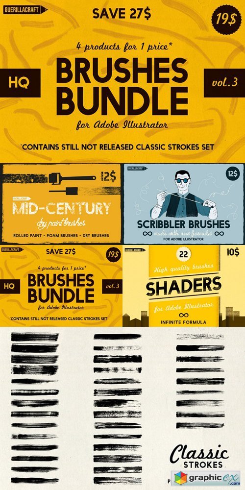 Brushes Bundle 3 by Guerillacraft 679407