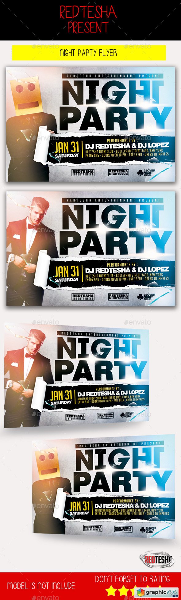 Night Party Flyer 14218315