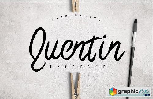 Quentin Typeface [-50% Intro]